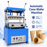 Nouvelle machine automatique à cornets de crème glacée, machine à gaufres pour cornets, 220V OEM