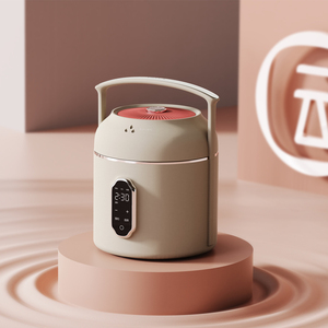 Casserole électrique à cuisson lente de 1 litre, 500 watts, puissante, avec réglage automatique du temps, en acier inoxydable, 220v - Product Image 1