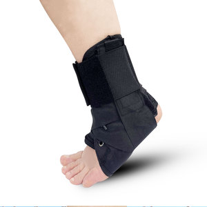 Envío Inmediato: Soporte de Tobillo con Cordones, 100% Poliéster Negro, Multi-Estación, Estabilizador, Protección Integral Unisex - Product Image 5
