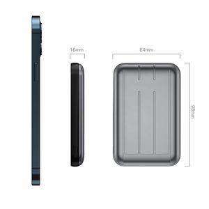 T109 15W portatile 5000mah batteria caricatore magnetico Power Bank Ultra-sottile ricarica Wireless per iphone 12 12pro <span class=keywords><strong>Max</strong></span> 13 14 15 Plus - Product Image 3