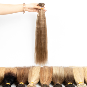 Fournisseur de perruques en cheveux naturels de haute densité multicolores authentiques du Vietnam, cheveux naturels couleur naturelle, perruques en dentelle sans adhésif - Product Image 5