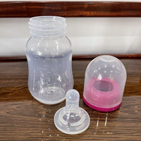 Biberon pour nouveau-né en PP de 4oz, sucette, biberon de bébé de calibre Standard de 120ml, fournitures pour bébé
