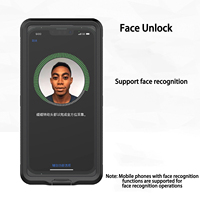 Nouvelle coque de téléphone antichoc étanche IP68 en PC+TPU, design sportif, avec sangle, compatible avec les modèles 12/13/14/15 (2025)