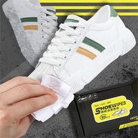 Toallitas Húmedas para Limpieza de Zapatos de un Solo Uso, Empaquetadas Individualmente, Fórmula a Base de Agua, Material de Fibra de Bambú, Limpieza Rápida de la Superficie del Calzado - ¡Oferta!