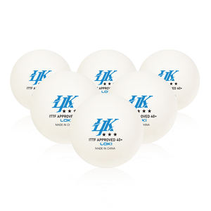 Balles de <span class=keywords><strong>ping</strong></span>-<span class=keywords><strong>pong</strong></span> Liang Jingkun certifiées ITTF 40+ en nouveau matériau ABS, trajectoire stable et plus durables, pour les matchs - Product Image 1