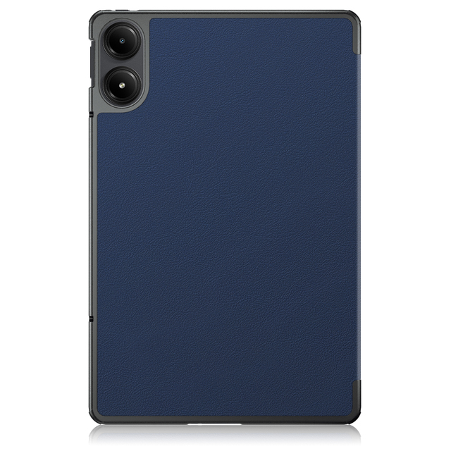 For Xiaomi Redmi Pad Pro 2024 Tri-Folding Flip Stand PU Leather Case 12.1 Inch Tablet Protective Shell with Auto Sleep Cover
