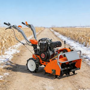 Broyeur d'herbe diesel Newpanda 10HP 188F, moteur haute productivité, châssis robuste, utilisation en forêt et sur les champs, récolteuse de cultures - Product Image 1