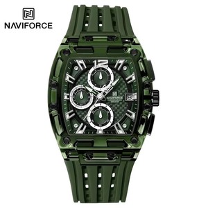 นาฬิกา NAVIFORCE 7105 ดีไซน์ใหม่ โปร่งใส ทรง Tonneau สำหรับผู้ชาย นาฬิกาควอตซ์ กันน้ำ หรูหรา สปอร์ต สำหรับกิจกรรมกลางแจ้ง - Product Image 3