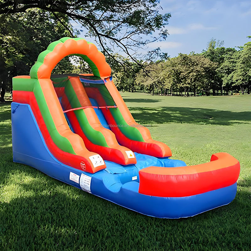 PVC Mesh Inflatable Water Slide Wet