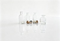 Bouteille diffuseur à roseaux en verre transparent épais de 80 ml, 120 ml, 150 ml, vide, pour parfum de luxe, idéale pour la maison - Nouveauté très prisée