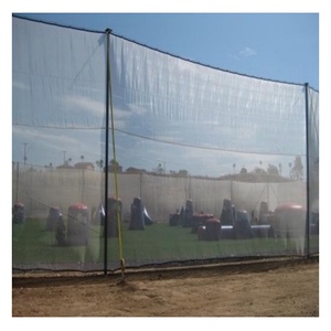 Filets de paintball 6x100 3x100 <span class=keywords><strong>en</strong></span> maille <span class=keywords><strong>plastique</strong></span> noire/verte pour clôture de protection extérieure - Product Image 1