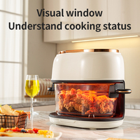 Friteuse à air chaud 4L pour une cuisson saine et croustillante avec programmes prédéfinis et arrêt automatique, idéale pour la cuisine