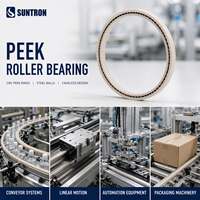 Rodamiento de Sección Delgada PEEK D30-D150 CNC para Sistemas de Cuarto Limpio de Semiconductores