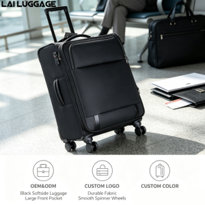 <span class=keywords><strong>Valigia</strong></span> <span class=keywords><strong>da</strong></span> Cabina con Apertura Frontale per Laptop 20 Pollici, Trolley Oxford con Scomparto Dedicato per Computer Portatile, 180 °   Accesso Rapido Aperto - Product Image 1