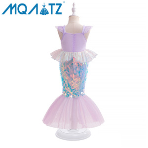 Robe de soirée à paillettes de la princesse Ariel pour filles - Product Image 3
