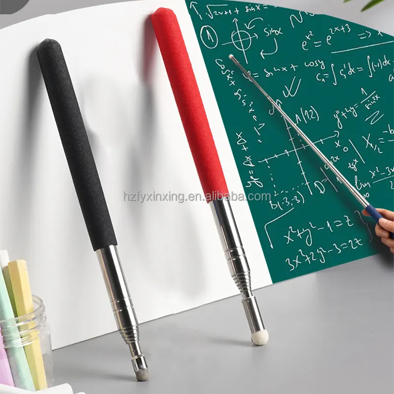 Teacher Hand Pointer Stick for Classroom 2 Pack Extendable Pen Whiteboard Tablet Touch Screen