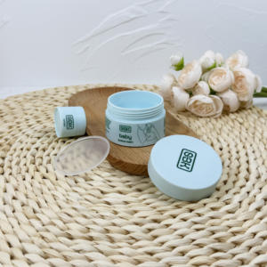 Pot vide en plastique de 5g 10g 20g 30g récipient transparent de pots de crème de lotion avec le couvercle d'or - Product Image 3