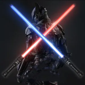 थोक धातु hilt भारी dueling lightsaber के साथ चिकनी स्विंग और अनंत रंग बदलते से स्टार वार्स के