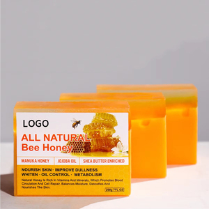 Jabón Facial Natural de Miel de Manuka, Barra Hidratante Iluminadora de Limpieza Suave <span class=keywords><strong>para</strong></span> Todo Tipo de Piel, Jabón de Miel de Abeja - Product Image 5