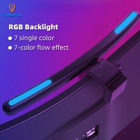 Lampe d'Écran Tactile Dimmable Alimentée pour Bureaux Modernes, Barre Lumineuse LED pour Écran/Barre Lumineuse de Moniteur/Lampe de Bureau, Accessoires Informatiques