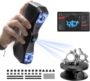 เครื่องสแกน 3 มิติแบบพกพา Revopoint MetroX Pro ความแม่นยำ 0.01 มม. เลเซอร์สีน้ำเงินสำหรับวัตถุสีเข้ม รองรับ Windows และ MacOS - Product Image 1
