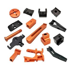 Componentes de Aluminio Anodizado Naranja para Fresado de Perfiles, Colección de Automatización Industrial - Product Image 2