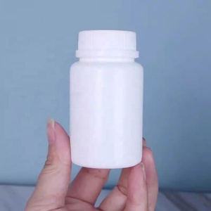 Food Grade Vitamin Bottles <b>Plastic</b> for Capsules Pill Health Care White Round HDPE Bottle Container for Medicine <b>Storaging</b> - Product Image 4