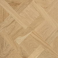 Parquet en chêne européen brossé à l'huile, motif cube carré, pour intérieur de maison de luxe