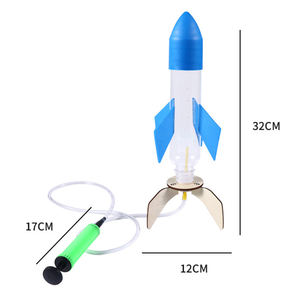 नए वाटर रॉकेट लॉन्च मॉडल बच्चों के आउटडोर खेल खिलौने स्टेम विज्ञान प्रयोग खिलौने - Product Image 2
