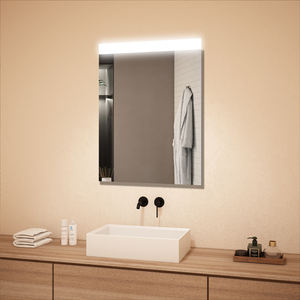 Modern <b>Bathroom</b> <b>Mirror</b> with LED <b>Lights</b> Touch and Sensor Switch for Villa-for Makeup & Toilets - Product Image 1
