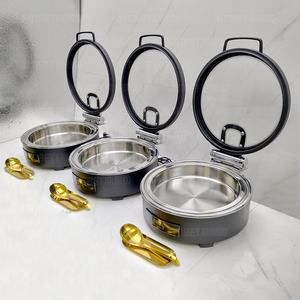 Nouveaux réchauds de <span class=keywords><strong>buffet</strong></span> en acier inoxydable, design innovant, 6L, équipement de maintien au chaud des aliments sur table, électrique 600W, tension universelle - Product Image 3