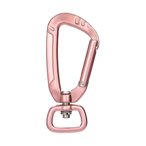 Mousqueton <span class=keywords><strong>pivotant</strong></span> en aluminium pour l'extérieur, mousqueton 4kN pour laisse de chien - Product Image 1
