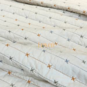 Parure de <span class=keywords><strong>lit</strong></span> de luxe en coton léger avec broderie unie, <span class=keywords><strong>couvre</strong></span>-<span class=keywords><strong>lit</strong></span> et couette - Product Image 3