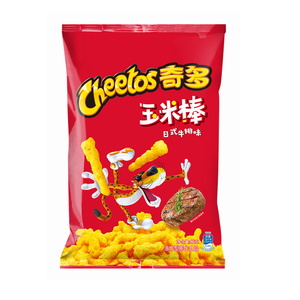 Chips de maïs Cheetos saveur steak <span class=keywords><strong>japonais</strong></span> 90g, aliments soufflés, bandes de maïs, prix de gros d'usine, collations exotiques - Product Image 4