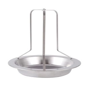 Thép Không Gỉ Thân Thiện Với Môi Vòng Gà Roaster Rack & Pan Không Dính Dọc Cho Phổ Bếp Sử Dụng - Product Image 4