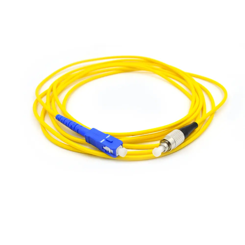 Commercio all'ingrosso SC-FC in fibra ottica cavo singolo modalità Jumper cavo Simplex PVC LSZH