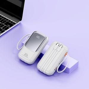 Cargador Portátil de 20000mAh con Cable Integrado, Pantalla Digital de 22.5W, Carga Rápida, Universal para Exteriores - Product Image 3