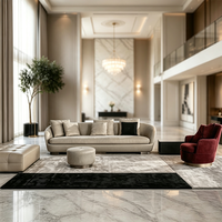 YUANCHANG Modernes Geradliniges Modulares Samt-Polstersofa mit Edelstahlbeinen für Villa-Wohnzimmer