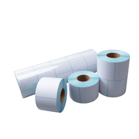Étiquettes autocollantes imperméables personnalisées pour imprimante à jet d'encre rouleaux d'étiquettes thermiques 4x6