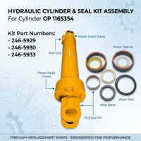 Kit de joints pour vérin hydraulique 246-5929 246-5930 246-5933 pour CAT 416B 426B 436B CYLINDRE-GP 1165354