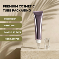 Tube souple en gros 10ml 20ml ABL D19 avec bouchon à vis pour crème contour des yeux et sérum pour les lèvres, embout de précision, marque privée, OEM ODM, directement de l'usine