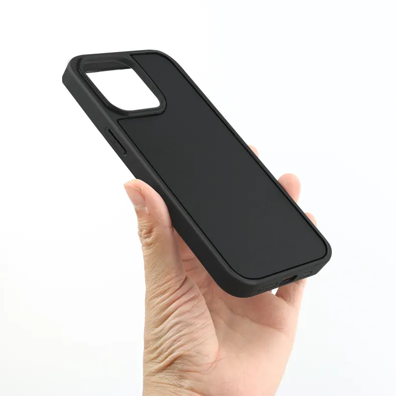 Black Ultra Thin Matte 2 IN 1 TPU PC Soft Mobile Phone Cases for iPhone 14 Pro Max Phone Case iPhone 15 14 13 12 Pro Max