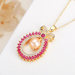 Collar con Colgante de Moda al por Mayor de Zhuji, Versátil, con Perla de Agua Dulce y Cadena para Clavícula, Elegante - Product Image 4