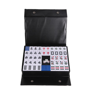 Taiwan Bamboo Grain <b>Mahjong</b> <b>Set</b> 30mm Mini Travel Melamine <b>Mahjong</b> for Home Outdoor Use - Product Image 4