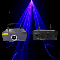1W 2W 3W RGB Full-colour Animation Laser Projector DJ Light ILDA Stage Laser Beam Light Disco Show DMX