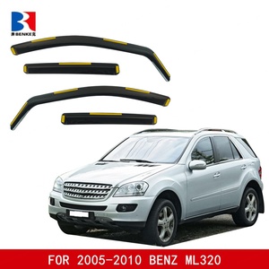 Déflecteurs de vitres encastrés 4 portes pour MERCEDES BENZ ML320 2005-2010 – Pare-pluie et pare-soleil - Product Image 3