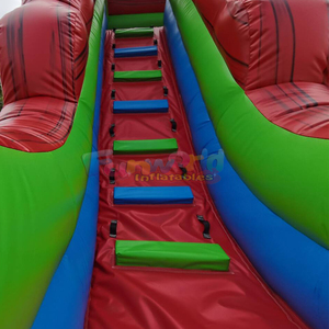 Commercial grade kids party toboggan gonflable jumping <b>house</b> tropical <b>inflatable</b> water slide with pool - Product Image 5