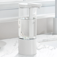 Distributeur de savon mousse en plastique ABS blanc de 500 ml pour salle de bain, distributeur automatique de savon liquide