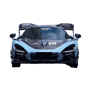 Pour <span class=keywords><strong>McLaren</strong></span> 720S Kit de carrosserie en Fiber de carbone <span class=keywords><strong>Senna</strong></span> <span class=keywords><strong>GTR</strong></span>-Style diffuseur de becquet de capot de pare-chocs avant amélioré 720S avec de nouvelles fonctionnalités - Product Image 1