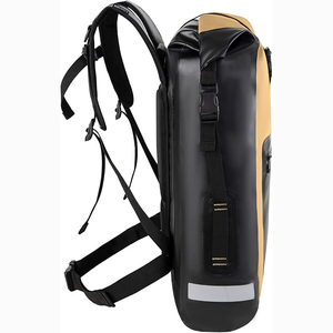 Sac à dos de voyage noir grand format pour ordinateur portable, imperméable, à enroulement, pour femmes et hommes, pour l'école, échantillon gratuit - Product Image 5